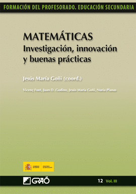 MATEMATICAS INVESTIGACION INNOVACION Y BUENAS PRACTICAS VOL III