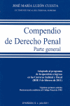 COMPENDIO DE DERECHO PENAL. PARTE GENERAL