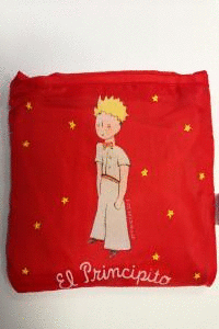 BOLSA PLEGABLE EL PRINCIPITO - ROJA