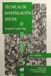 TECNICAS DE INVESTIGACION SOCIAL