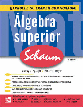 ALGEBRA SUPERIOR SCHAUM 3 EDICION