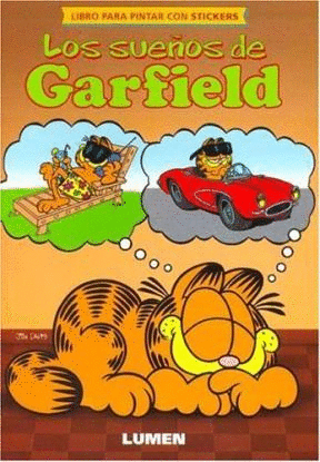 SUEOS DE GARFIELD - LIBRO PARA PINTAR CON STICKERS