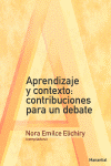 APRENDIZAJE Y CONTEXTO CONTRIBUCIONES PARA UN DEBATE