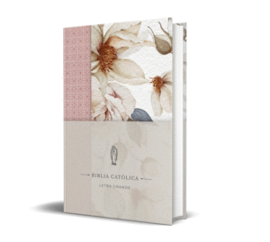 BIBLIA CATOLICA HARDCOVER CON FLORES