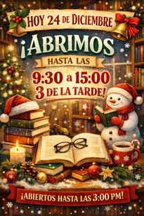 HORARIO MIERCOLES 24 DE DICIEMBRE