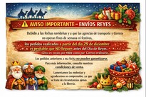 ENVIOS EN NAVIDAD
