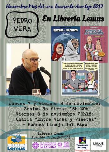 Pedro Vera en Librera Lemus