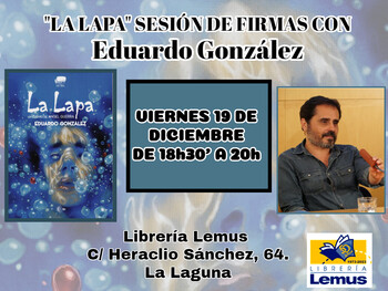 LA LAPA: SESI�N DE FIRMAS CON EDUARDO GONZ�LEZ