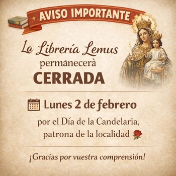 CERRADO POR FESTIVIDAD LUNES 2 DE FEBRERO