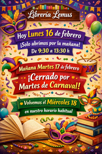 HORARIO  LUNES 16 Y MARTES 17