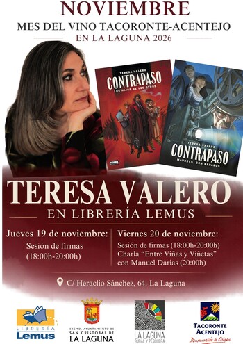 NOVIEMBRE MES DEL VINO - TERESA VALERO EN LIBRERIA LEMUS